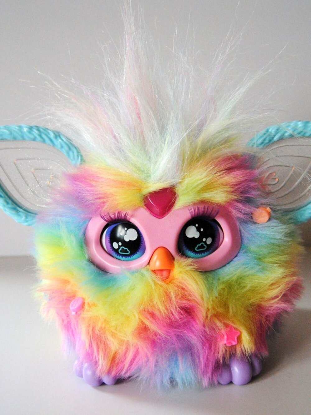 Furby Interactive Electronic Plush Toy Rainbow Tie Dye 2023 Tested Works Great